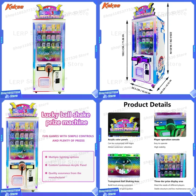 Arcade Style Vending Machine - Ticari Slot Oyun Makinesi Eğlence Self