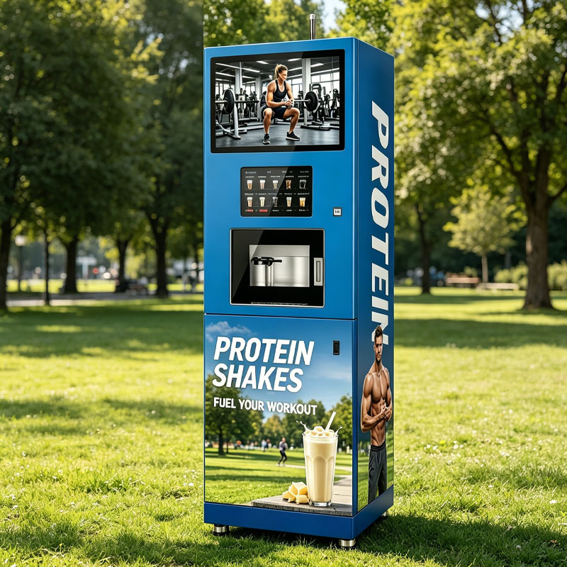 Popcorn Vending Machine - Protein Smoothie Otomatı, Spor Salonu, Alışveriş