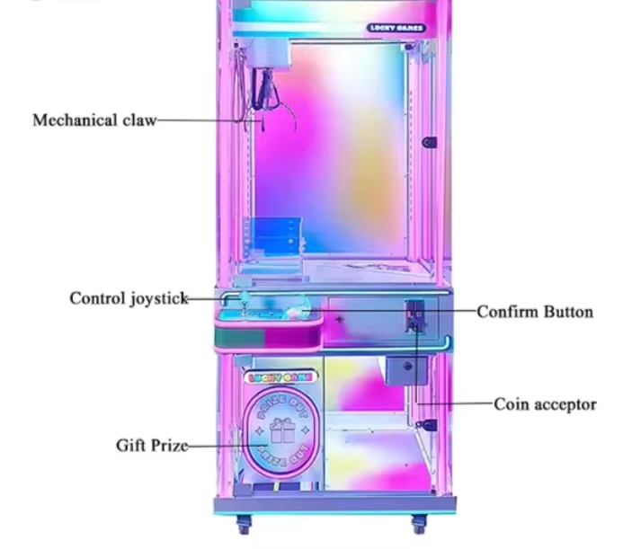 Japanese Arcade Vending Machine - Fabrika Üretimli Oyuncak Vinç Makinesi Jetonlu
