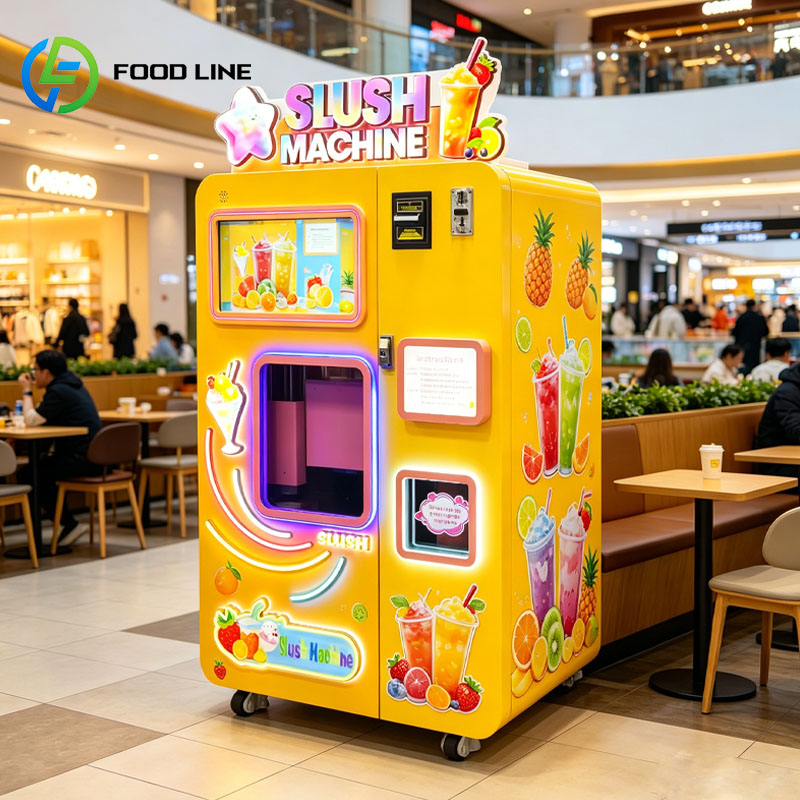 Slushie Machine Vending - Akıllı Slushy Otomatı Dondurulmuş İçecek Yapıcı