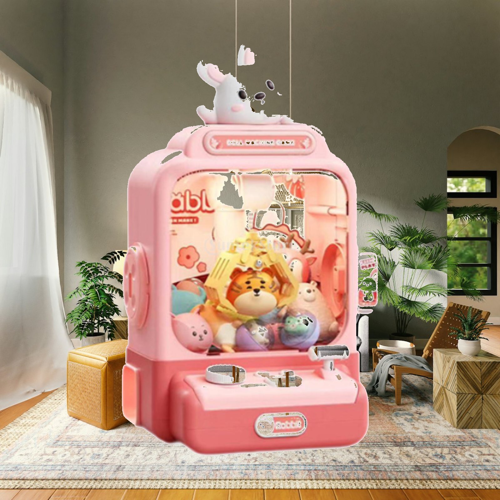 Vending Game - Elektronik Pençe Oyun Makinesi, Sesli Peluş