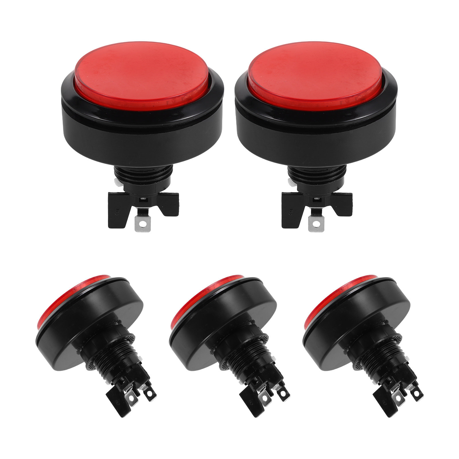 Arcade Game Cabinet - 5 Adet 60Mm Arcade Düğmesi LED