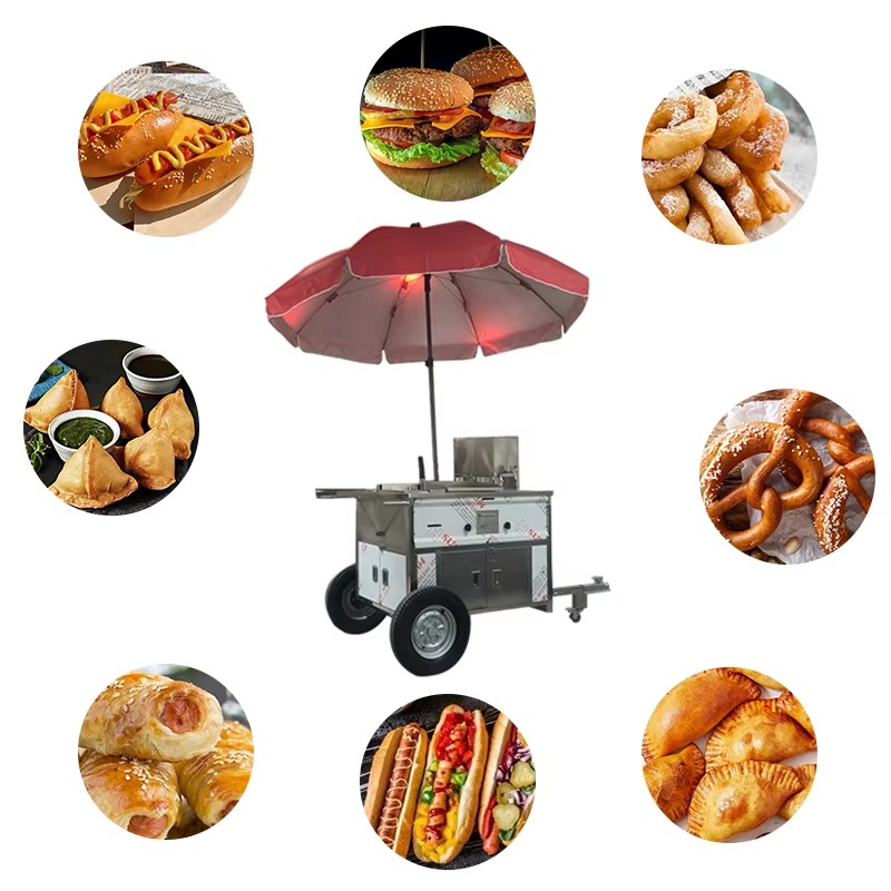 Kompakt Mobil Atıştırmalık Yiy - Hot Dog Vending Cart incelemesi ve fiyatı