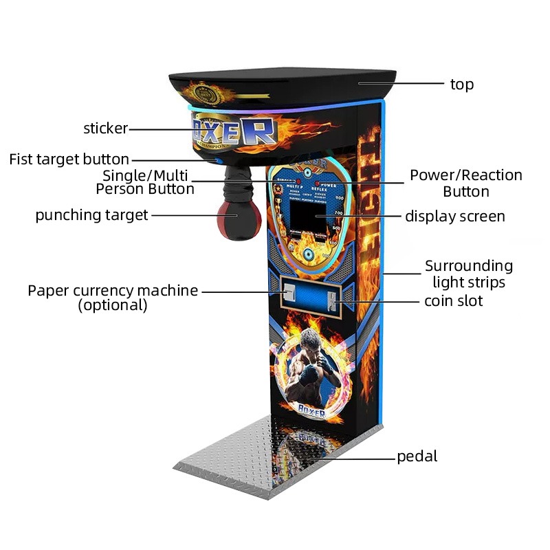 Özel Jetonlu Boks Makinesi, Ba - Arcade Game Coin incelemesi ve fiyatı