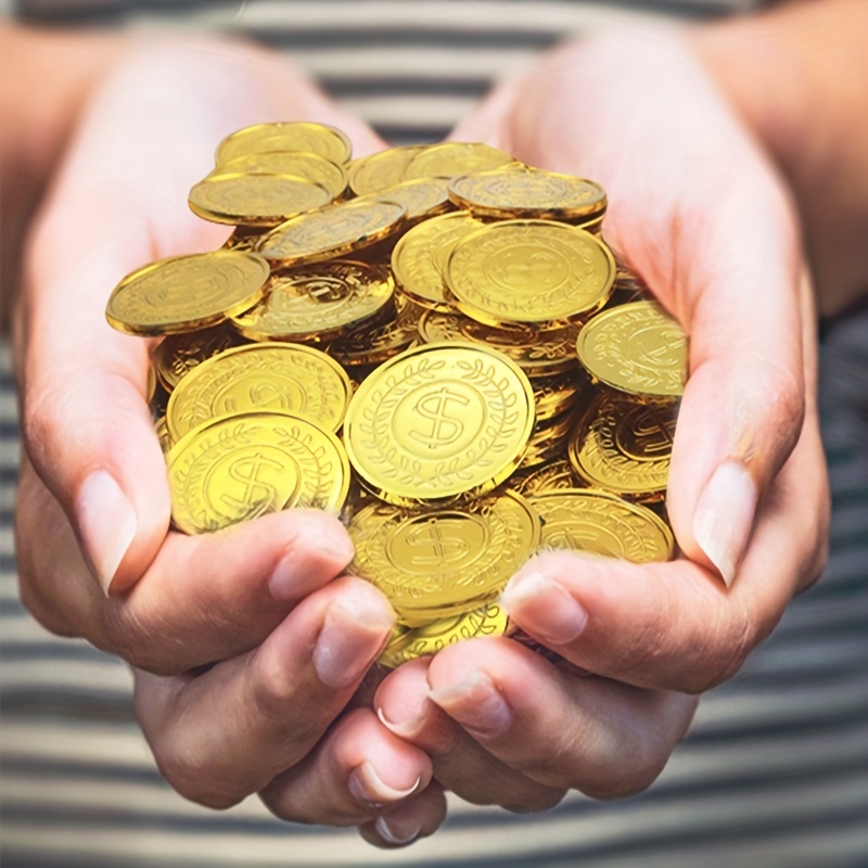 50 adet Altın Paralar Plastik  - Arcade Game Coin incelemesi ve fiyatı