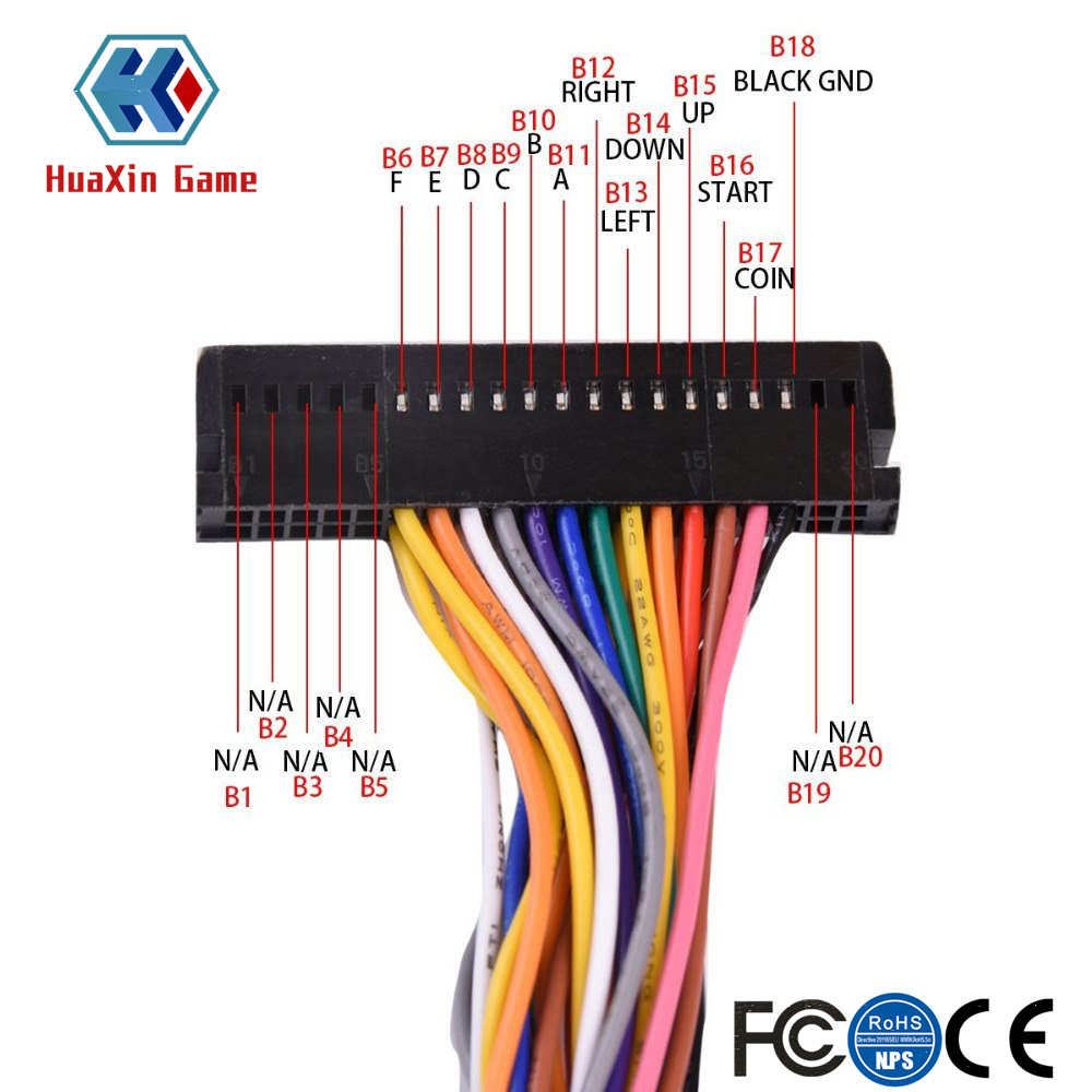 Arcade 40 Pin dolap kablo deme - Arcade Button Pcb incelemesi ve fiyatı