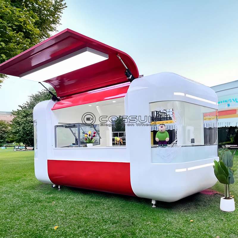 Sokak Seyyar Gıda Römorku Pizz - Hot Dog Vending Cart incelemesi ve fiyatı